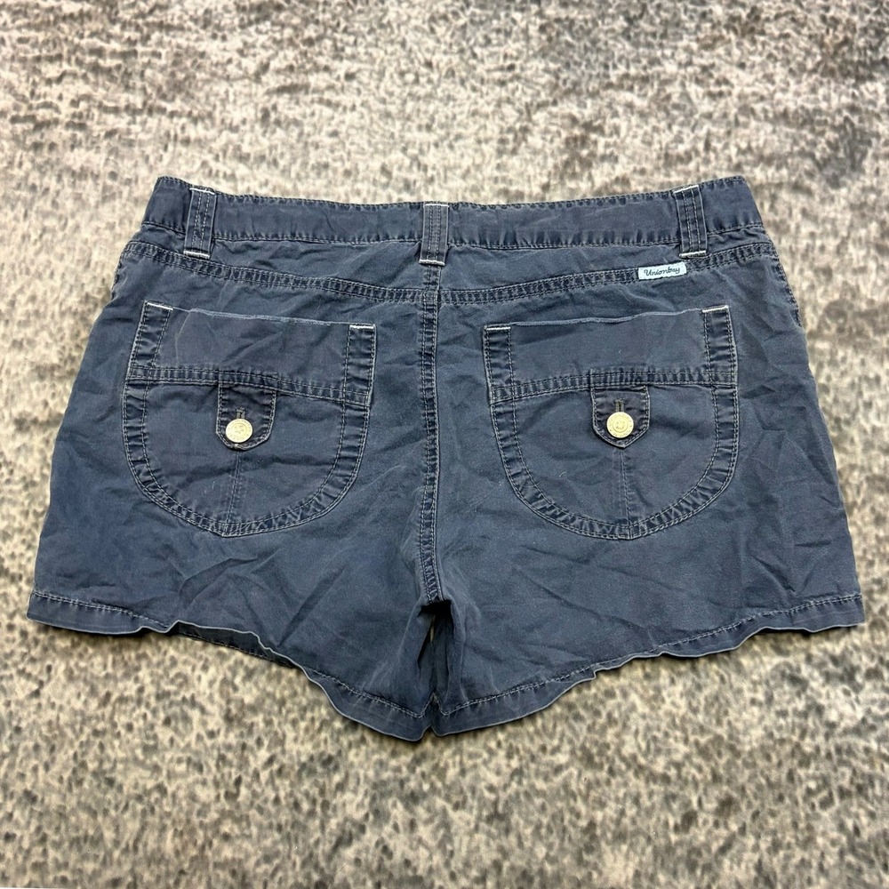 Vintage Y2K Unionbay Shorts Womens 7 (32") Blue Mini Micro Utility Outdoor